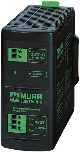 Gleichstromversorgung 22-28V 120W 5A 100-265VAC 368VA Kurzschlussf IP20