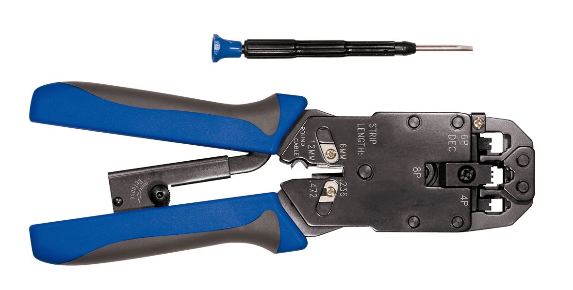 Spezialwerkzeug DNT f.RJ m.Schneide Geeignet für RJ-Stecker