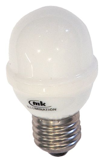 LED-Kugellampe E27 1W bl 25lm mattiert 300° AC Ø48x85mm 240V