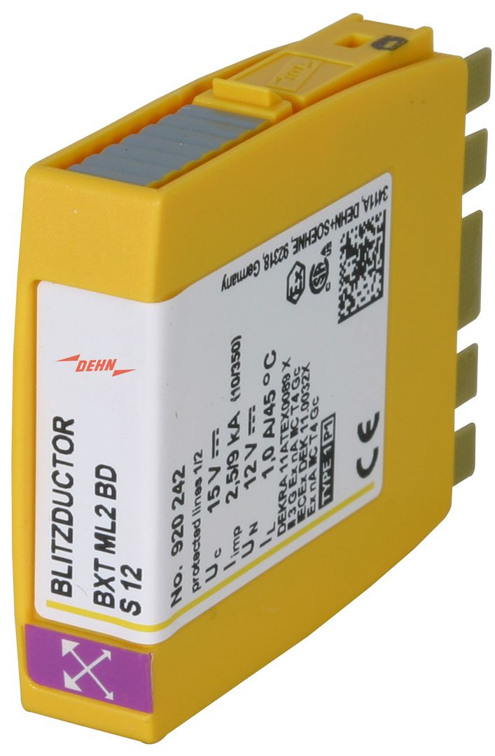 Kombiableiter 12VDC 19Va-a 550Va-e 9kA Basiselem Ableiterüberwachung