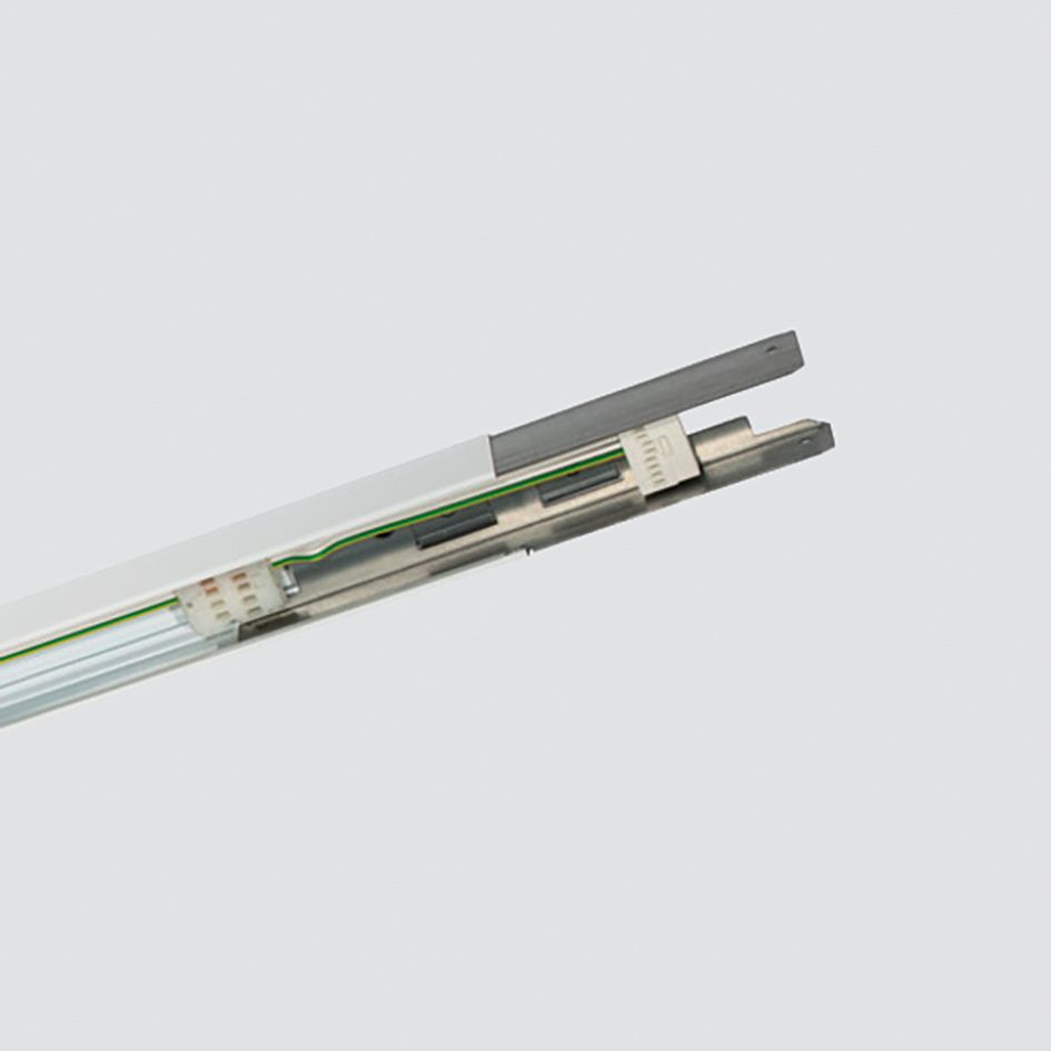 Tragschiene Lichtband 80W Modario 5x2,5qmm IP20 ws 2-längig L=2990mm