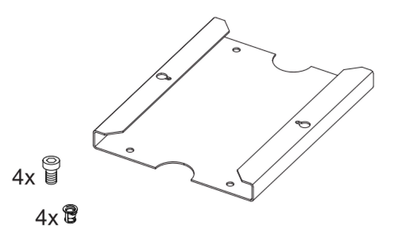 Kupplung/Verbinder ger gr stail ST H13mm L140mm B112mm