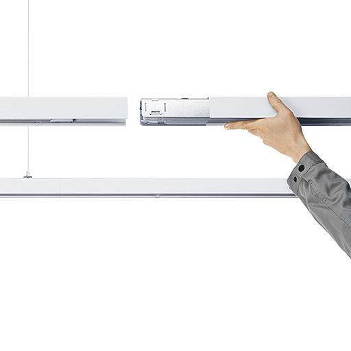 Tragschiene Lichtband 11pol IP20 ws L=4000mm