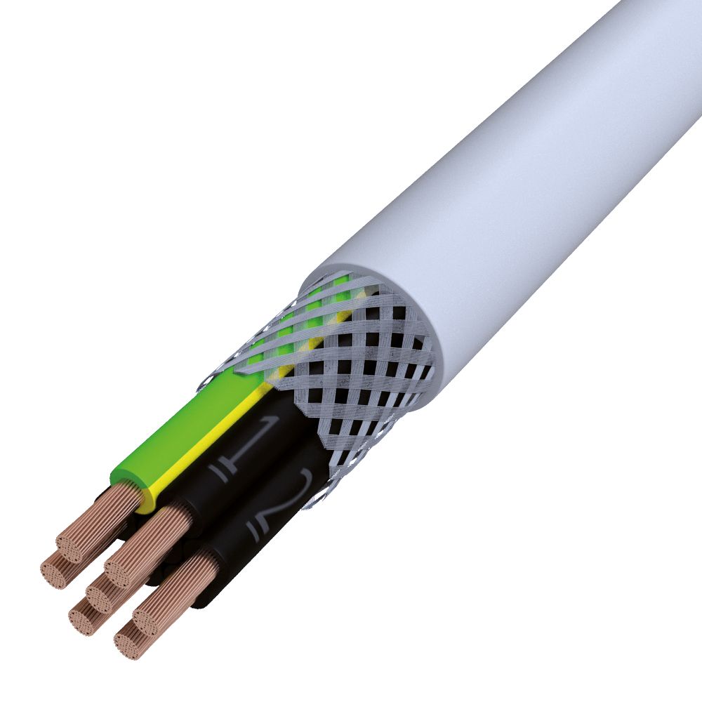 PVC-Steuerleitung Eca YSLYCY-JZ 7G0,75 gr TRS gesch Ø9,6mm Ziffer -5-70°C