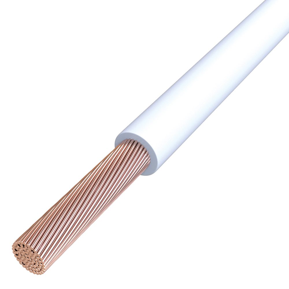 PVC-Aderleitung LIFY 0,5 ws R100 Kl.6 = feinstdrähtig