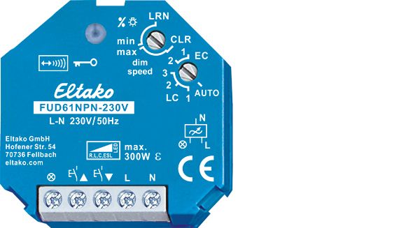 Dimmaktor Funkb 0-300W UP 1Ausg uni