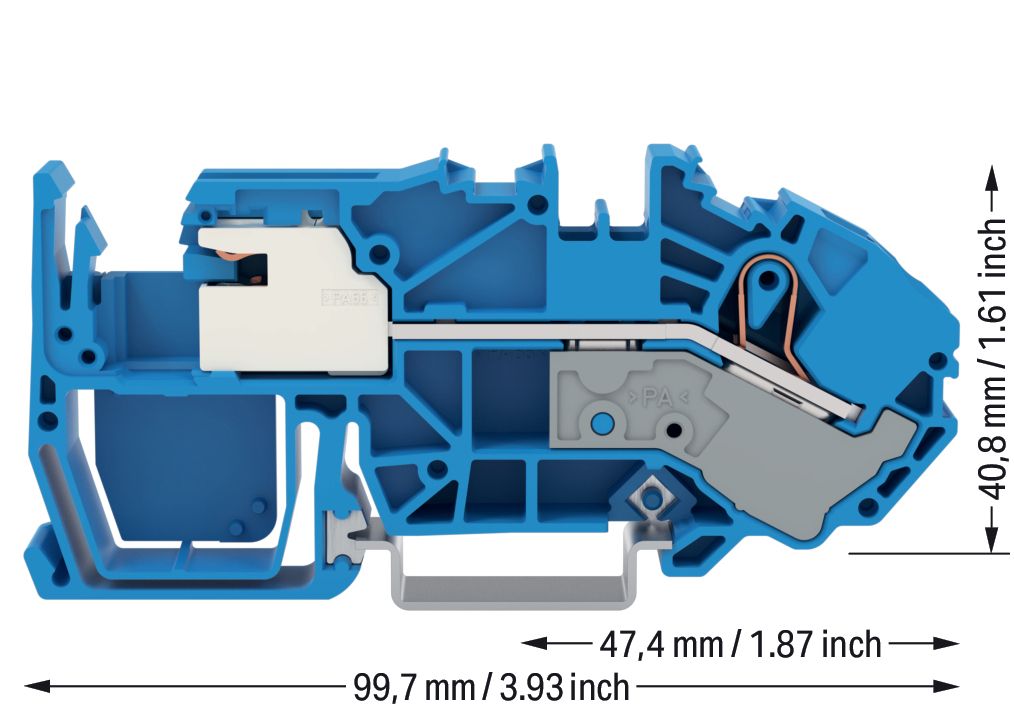 Trennreihenklemme bl Serie 2016 1Etage 0,5-16qmm 76A APL_erf.