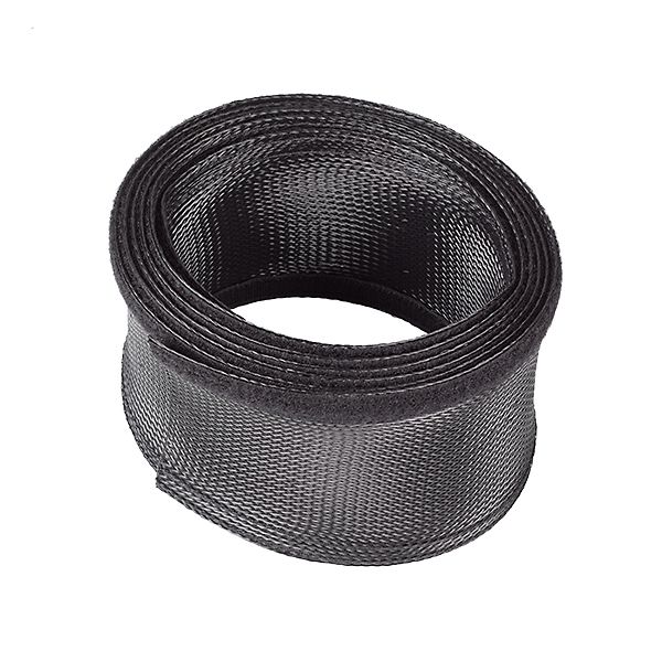 Hohlgeflechtschlauch PES Ø50,8mm unbeh Ø0-50mm/Bü Kst sw hfr