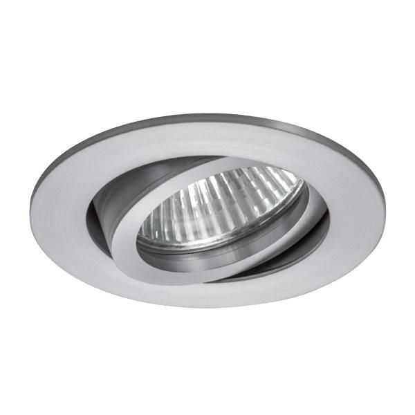 Einbaustrahler 13W Konv GX5,3 alu mt IP20 mediumstrahlend Ø/EB68mm