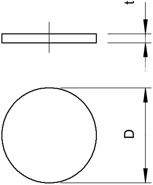 Blindscheibe M16
