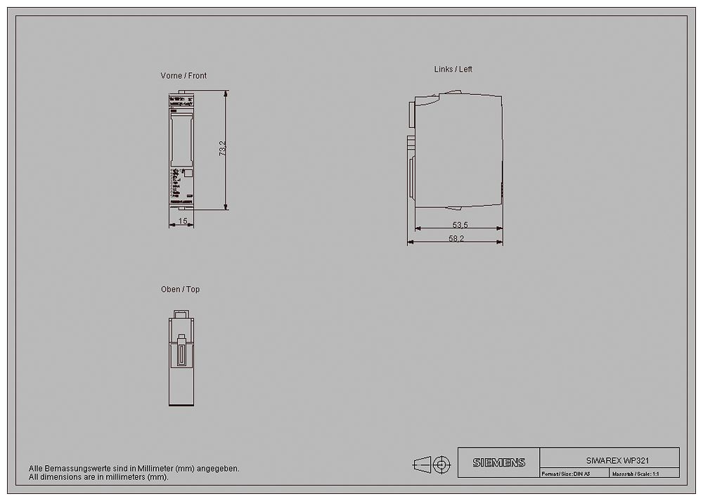 SPS-Funktions-Modul 1funkt Wägen Geeignet zum Wiegen