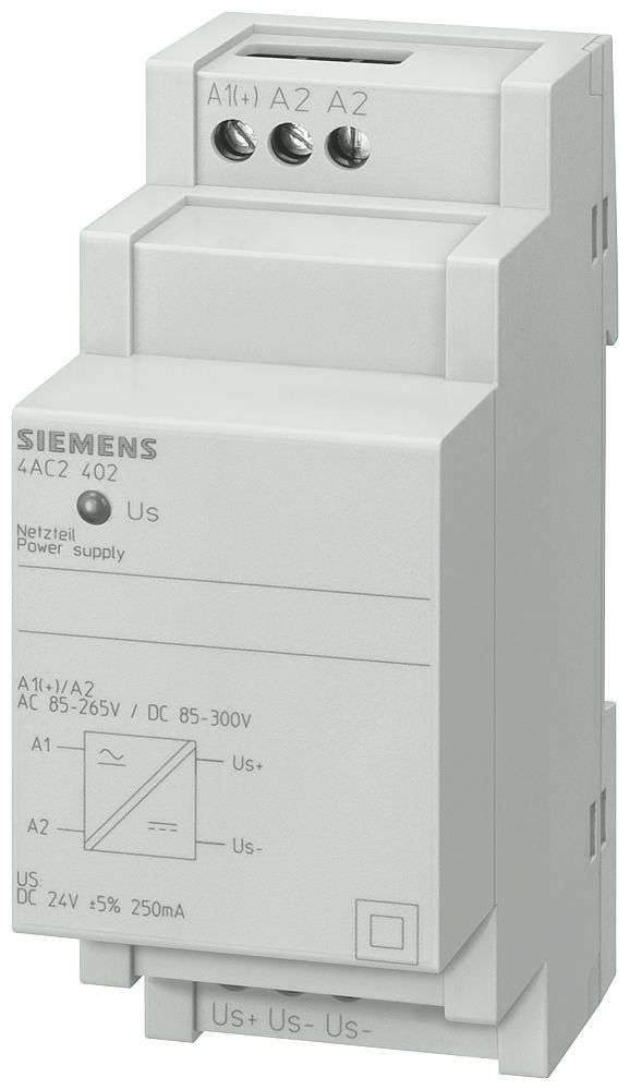 Klingeltransformator 265V 24V 0,35A REG 2TE f.Reiheneinb Kurzschlusssicher