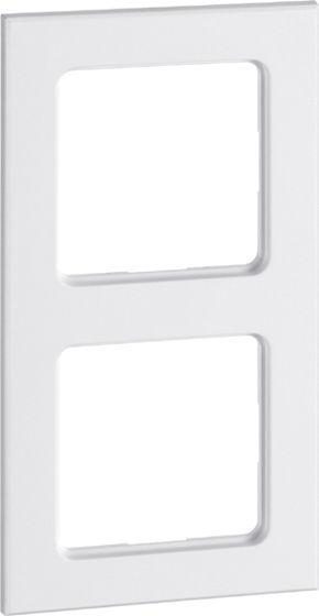 Rahmen 2f rws glz NOVA Kst f.GEB-K Unterputzmontage Thermopl