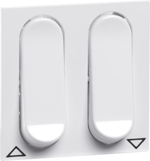 Wippe_2t Schalter NOVA tief-sw glz Symbol Pfeile