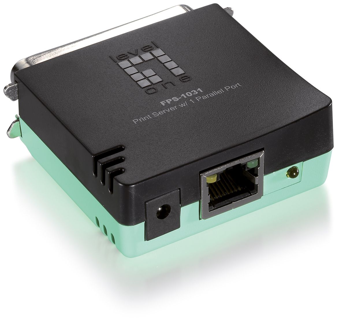 Printserver Tischgerät 1x10/100Mbps 1xparallel Desktop Protokolltyp IP