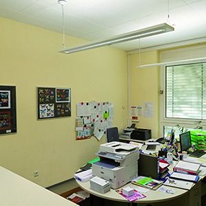 LED-Pendelleuchte 43W stail 4000K 5514lm alu 1LED LED nicht austauschbar sym IP20