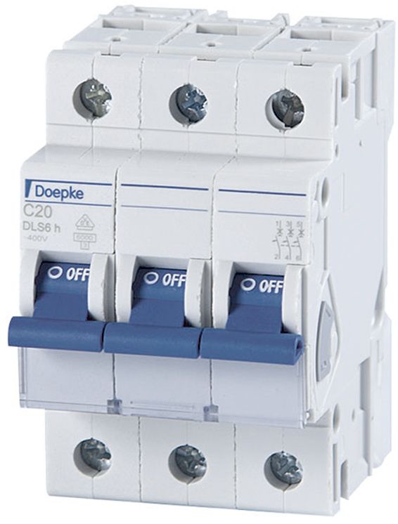 Leitungsschutzschalter UC C 25A 3p 400V 3TE 50Hz Zusatzeinrichtungen möglich