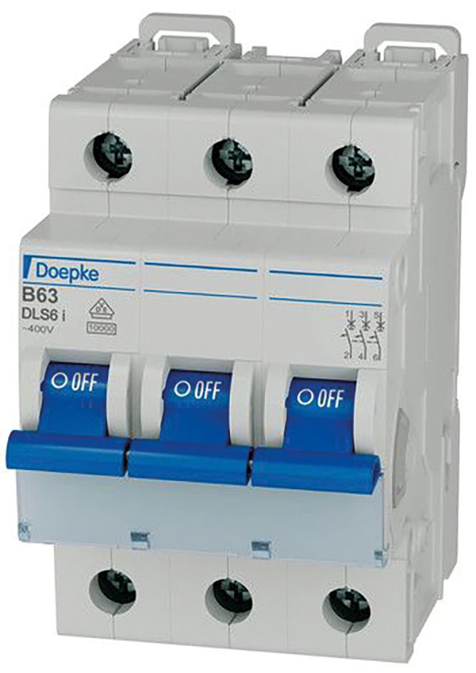 Leitungsschutzschalter UC B 6A 1p 230V 1TE 50Hz Zusatzeinrichtungen möglich