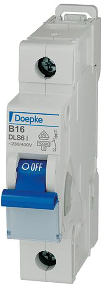 Leitungsschutzschalter UC B 16A 1p 230V 1TE 50Hz Zusatzeinrichtungen möglich