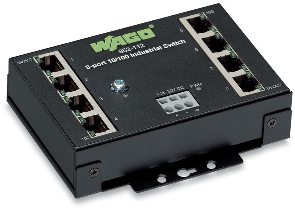 Switch Hutschiene Serie 852 8x10/100Mbps
