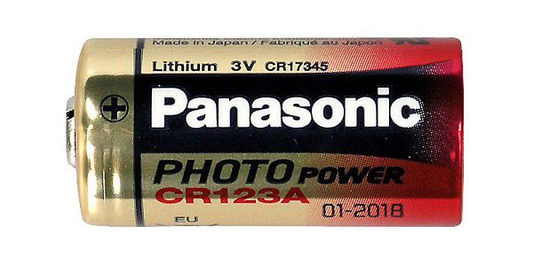Batterie 3V CR123 A LiMan 3V 1600mAh