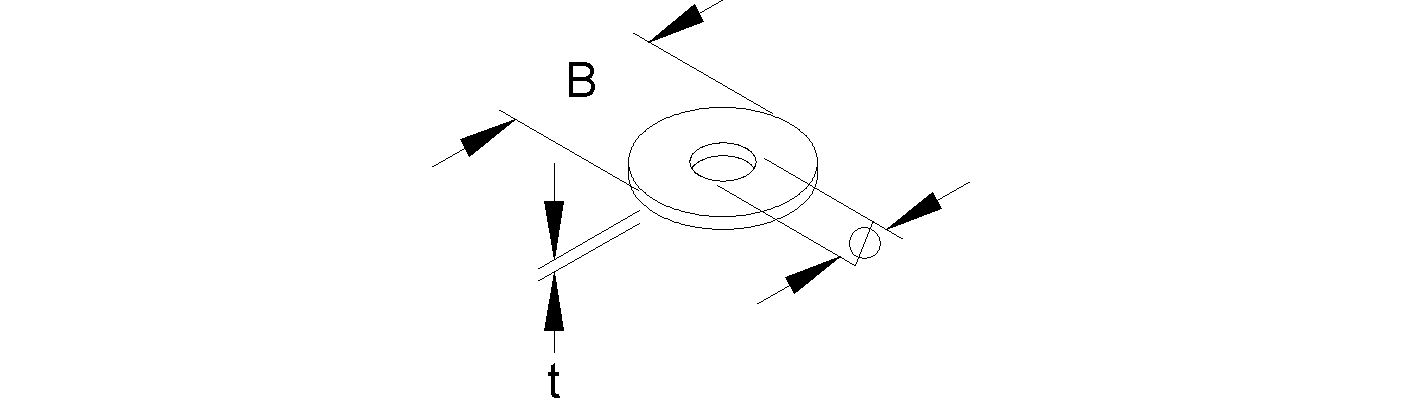 Unterlegscheibe M6 Ø18/6,4mm 3mm g/vz