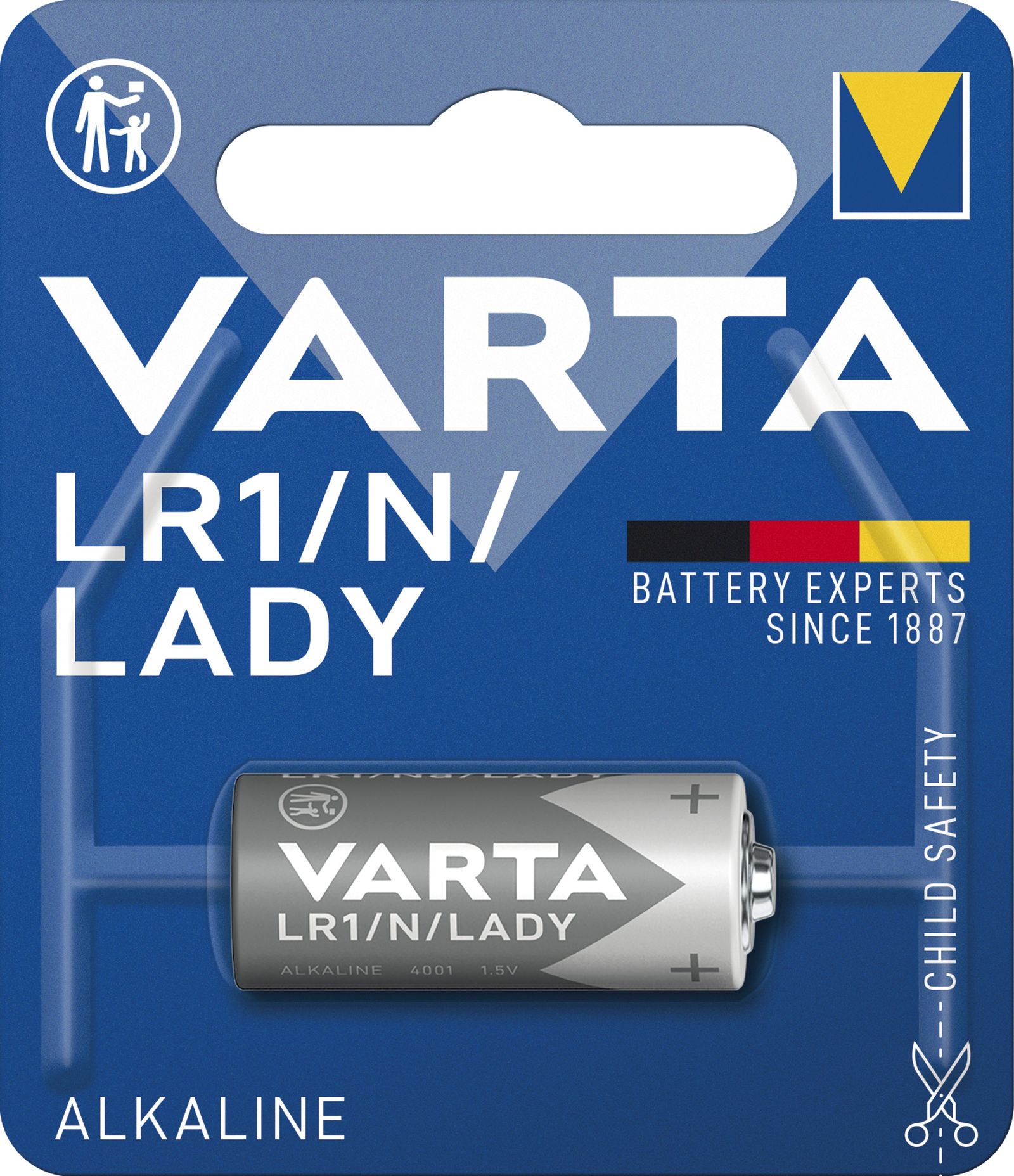 Batterie 1,5V LR1 AL-MN 1,5V 880mAh