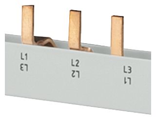 Phasenschiene 3ph 18mm 156mm 16qmm 80A Stift Isoliert