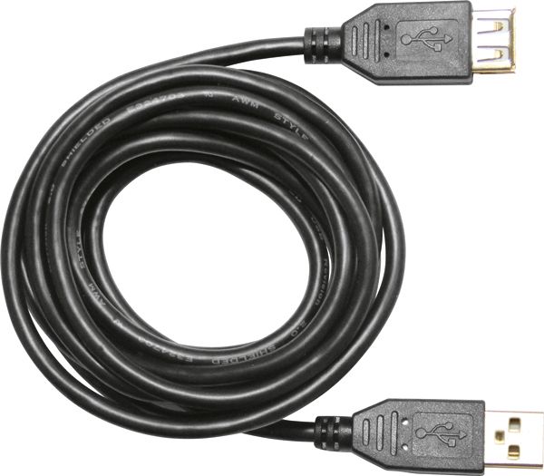 Standard-Kabel 2m USB-A Stecker Buchse 4p