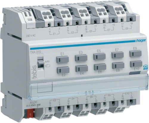 Binäreingang KNX REG 6TE LED 10f m.LED-Anz