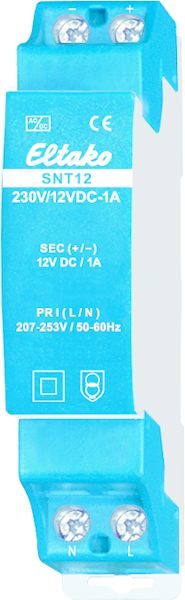 Gleichstromversorgung REG 12V 12W 230VAC 1A 1TE f.Reiheneinb Kurzschlussf IP20