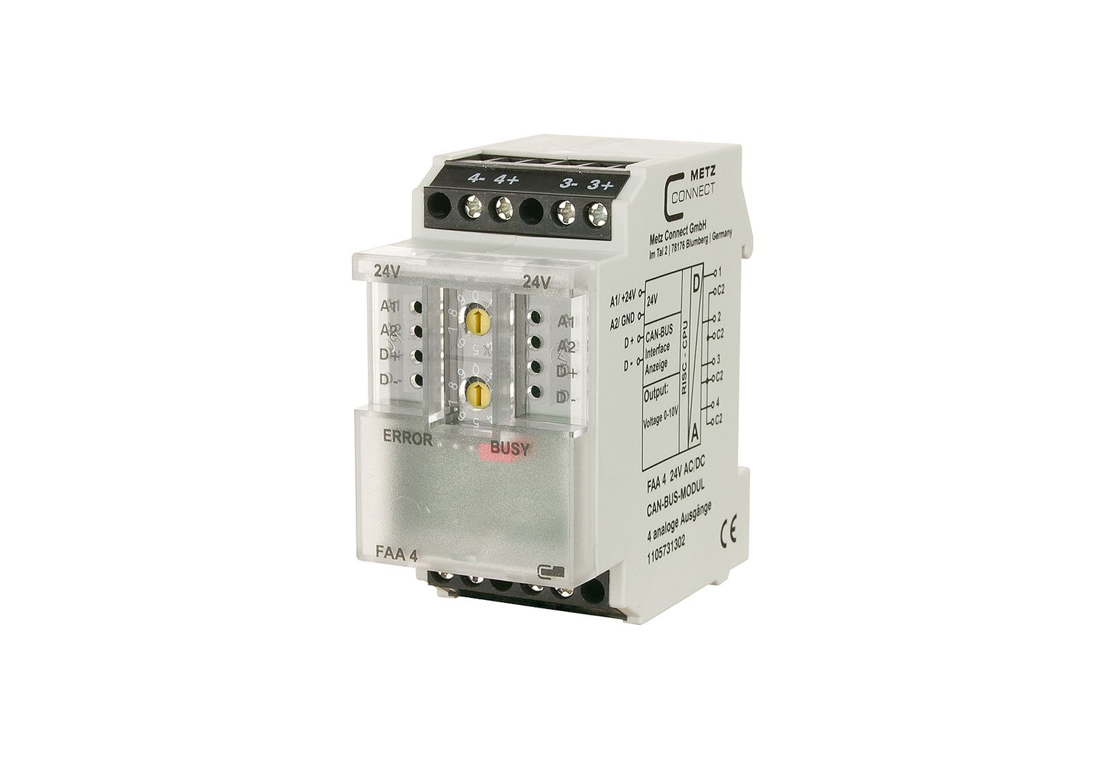 Kombi I/O Gerät REG Handbedien LED Vor Ort-/Handbedienung m.LED-Anz