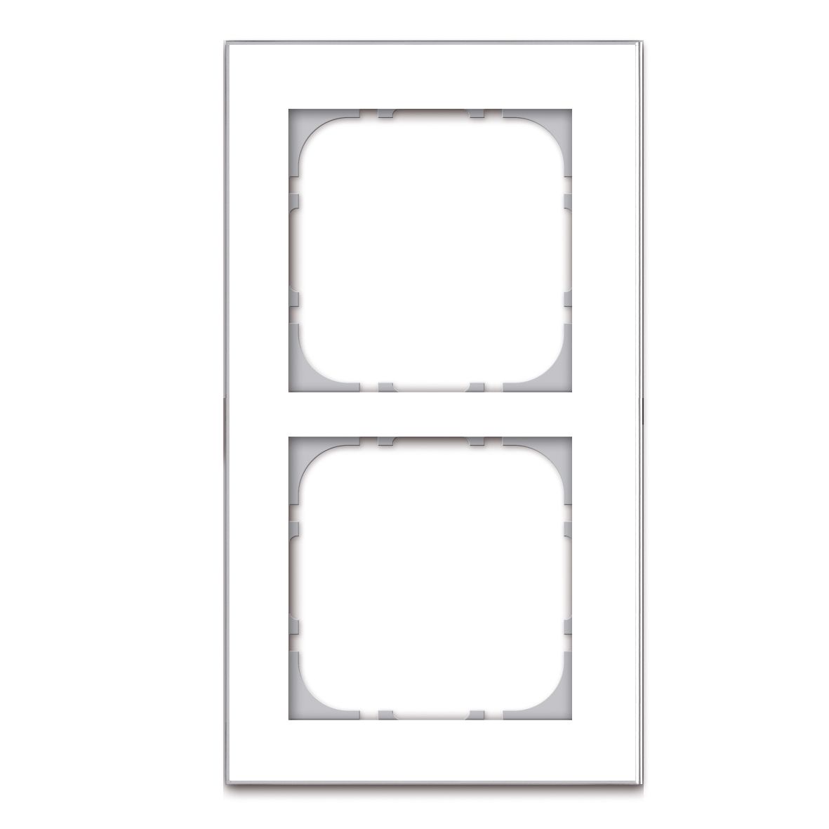 Rahmen 2f Glas Unterputzmontage