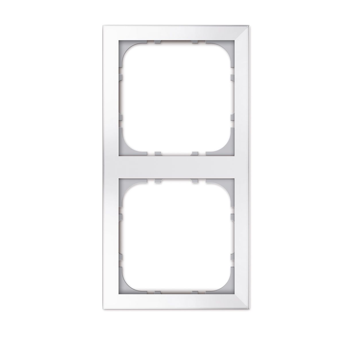 Rahmen 2f ws System 55 Glas
