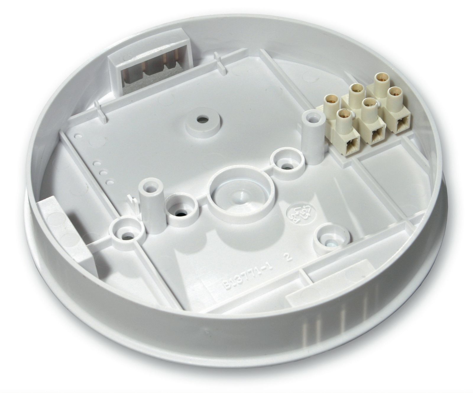 Brandmeldesockel Aufb Ø152mm ws