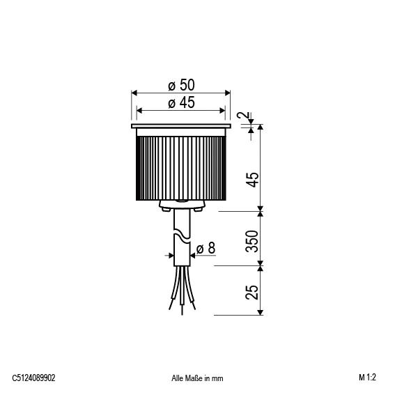 LED-Modul 8W 6LED 24V 3000K rgb 330lm DC LEDmodul