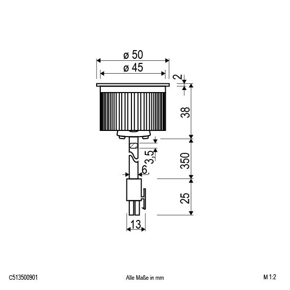 LED-Modul 8,4W 1LED 24V 6000K 1150lm DC Dim LEDmodul Dimmb