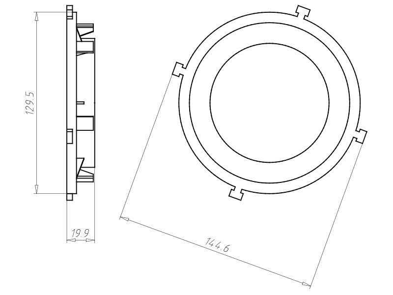 Frontteil HaloX Zubehör