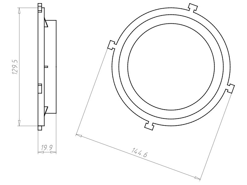 Frontteil HaloX Zubehör