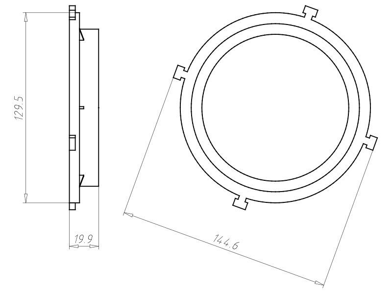 Frontteil HaloX Zubehör