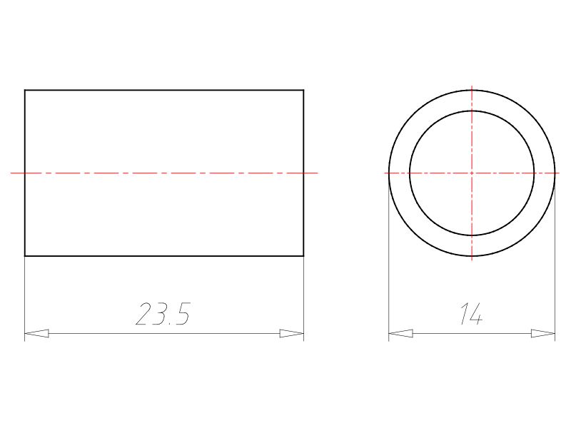 Verbindungsstück UP-Dose rt f.EinbDose Geeignet für Einbaudose