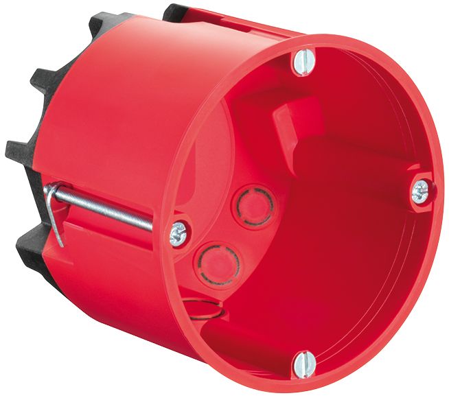 BSdose E90 HW Ø68x62mm Kst IP00 rnd Brandschutzdose Ger/VerbDose/kast