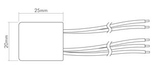 Funkschutzmodul 150VA 230V 20x20x25mm