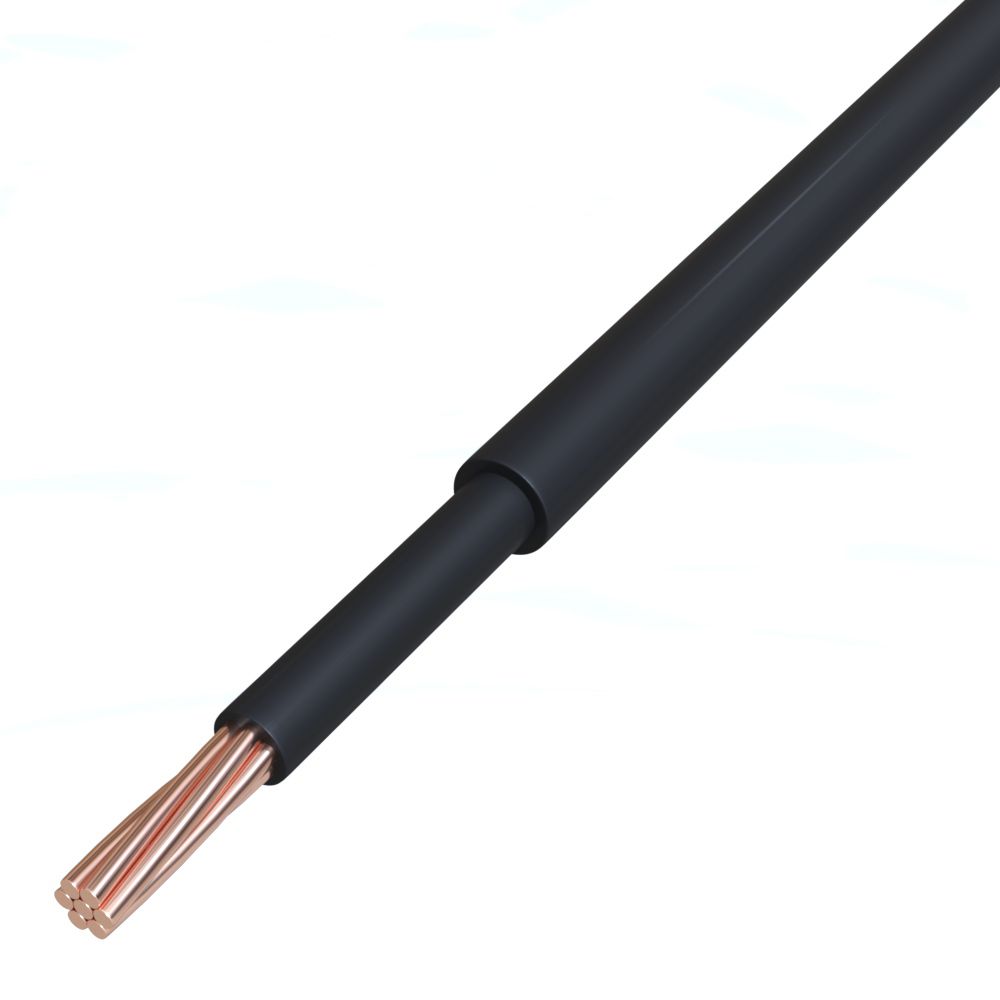 Starkstromkabel Eca NYY-O 1x300qmm RM sw TRS Ø31mm Polyvinylchlorid (PVC) Farbe