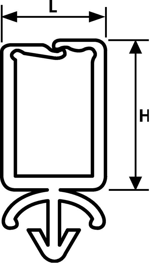 Steckschelle 1f Ø5mm geschl Kst f.Brandschutzber
