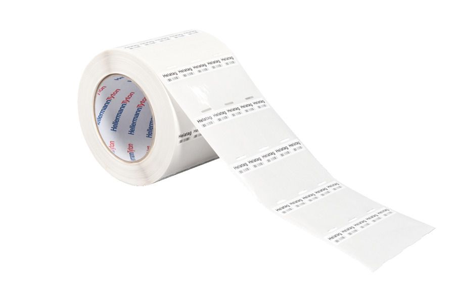 Kabelmarkierung ws-trans Rollenf kleb Ø20,8-47,5mm Kst weiß-transparent