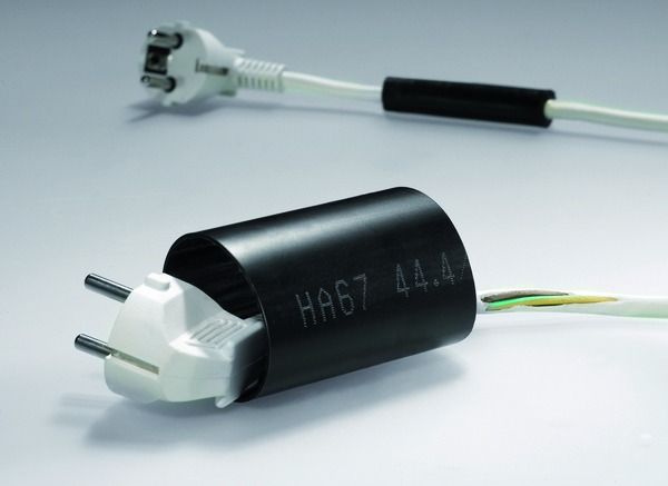 Schrumpfschlauch dickw L1,22m Ø33/5,5mm sw Mit Innenkleber 3,4mm -55-110°C