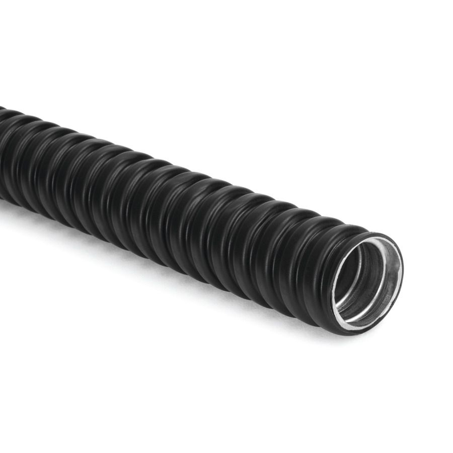 Metallschutzschlauch ST PVC Ø25mm IP68 sw Polyvinylchlorid (PVC) -15-70°C