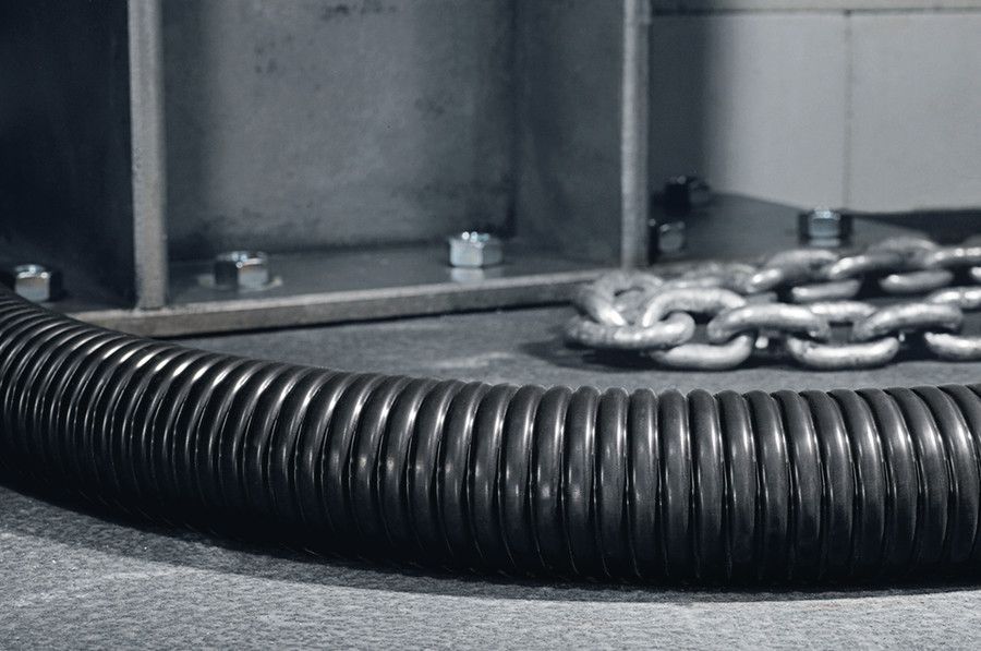 Metallschutzschlauch ST PVC Ø25mm IP68 sw Polyvinylchlorid (PVC) -15-70°C