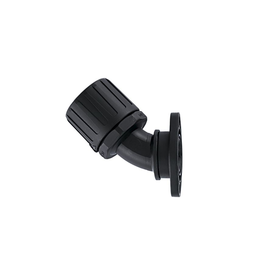 Wellrohrverschraubung PA Ø34mm IP66 45°Wink Polyamid (PA) Schnapp